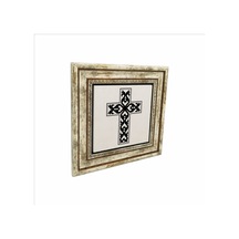 Haç Baskılı Taş Tablo 25x25