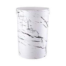 Suntek Çöp Kovası Banyo Oturma Odası 18cmx26cm-beyaz Beyaz