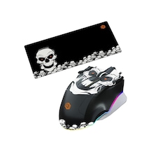 Lecoo Mg1102 8200 Dpı 10 Makro Tuşlu Kablolu Rgb Ledli Gaming   Mouse + Mousepad