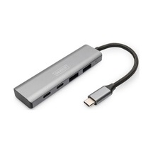 Digitus DA-70245 USB Type C to 4 Port 2 x USB 3.1 2 x USB Type C Gen2 5Gbps USB Çoklayıcı