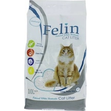Felin Natural Parfümsüz İnce Taneli Topaklaşan Bentonit Kedi Kumu 10 L