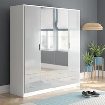 Kontrast Gardırop Mdf Siyah