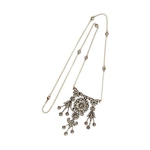 Elite Elmas Montür Uzun Kolye Kolye Sevgililer Için Bronz