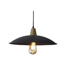 Mylights Retro Metal Avize Siyah Sarı Rustik Avize