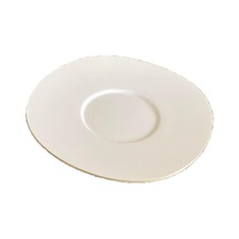 Sanyo Melamin Çay Tabağı 12,5 Cm 1 Adet - Melamin Bardak Altlığı Beyaz