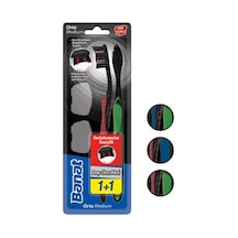 Deep Clean Black 2&apos Li Diş Fırçası Açık Ahşap