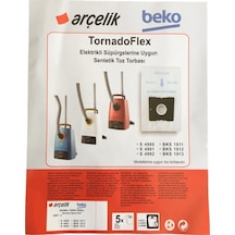 X-Bag Arçelik Uyumlu S 4962 TornadoFlex Süpürge Toz Torbası 15 Adet