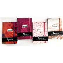 Keskin 14x20 Lastikli Ciltli Daily Journal 80 Yaprak Noktalı Defter 383923-99