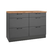 Pera 6 Çekmeceli -mutfak Dolabı-çok Amaçlı Dolap-alt Modül-120cm Antrasit Pera 6 Çekmeceli -mutfak Dolabı-çok Amaçlı Dolap-alt Modül-120cm Antrasit
