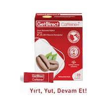 Caffeine+ Kafein, Taurin Ve Vitamin B Kompleksi 20 Saşe Gün Boyu Enerji, Susuz Kullanım Diğer