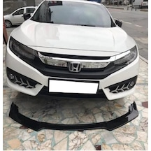 Honda (3 Parça) (Plastik) Civic Fc5 Ön Lip