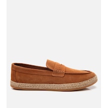 Hotiç Erkek Süet Deri Taba Hasır Detaylı Espadril 02ayh305520a370 Taba