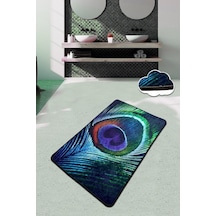 Peacock 70X120 Cm Banyo Halısı Paspas Yıkanabilir