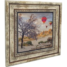 Kapadokya Baskılı Taş Tablo 25x25 734