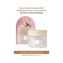Midha Rice Salt Tuz ve Pirinç İçeren Arındırıcı Vücut Peeling 350 ML