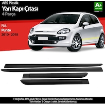 S-dizayn Fiat Punto Abs Plastik Yan Kapı Koruma Çıtası 2010-2018 A+ Kalite