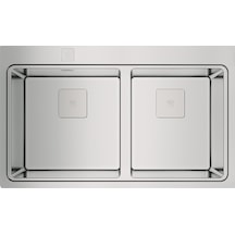 Teka Zenit Rs15 2B 86 Auto Iki Hazneli Ankastre Paslanmaz Çelik Eviye - 115030015