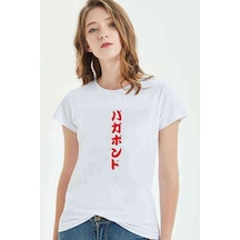 One Punch Man Baskılı Beyaz Kadın Tshirt (534308587)