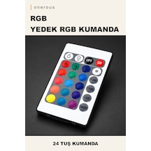 Onerous 24 Tuş Yedek Rgb Led Kumanda Haki