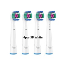 3d White-oral B Elektrikli Diş Fırçaları İçin Yedek Fırça Başlıkları Floss Cross Action 3d Pro White Precision Standart