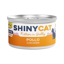 Tr Shinycat Konserve Yaş Kedi Maması, Yavru Tavuklu, 70 G