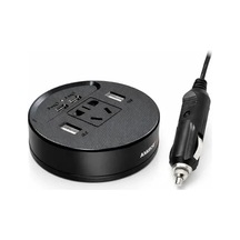 150w Araç Çakmaklık Soket Dönüştürücü, 2 Usb Ve 1 220v Çıkış