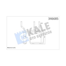 Kale-radyator Kalorifer Radyatörü Corsa B 93-00 -tıgra 94-98 -combo 182x155 346685 1618020 52463287 62459431
