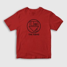 Presmono Unisex Çocuk Logo The Neighbourhood T-Shirt