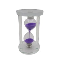 Orta Cam Kum Saati Cam Standlı 4801 Çok Renkli