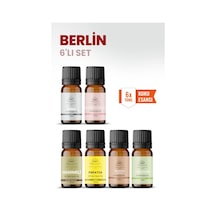 Berlin 6 Lı Oda Kokusu Seti Buhurdanlık Yağı, Difüzör Esansı Ve Esansiyel Uçucu Yağ 10ml X 6 Karışık