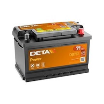 Akü Deta 12v 71 Ah 670a Lb3 278 175 175 Alçak