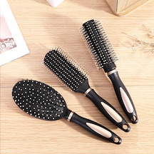 Beautybıgbang Anti-statik Kıvırcık Saç Tarak Ev Erkekler Ve Kadınlar Kuaförlük Tarak Masaj Tarak Kaburga Tarak Sevimli İç Toka Şekli Rulo Tarak