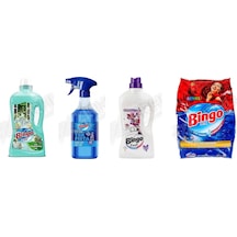 Bingo Yüzey Tem. Fresh 2.5 Lt + Kireç Çözücü 900 Ml + Yüzey Tem. Fresh 2.5 Lt + Renkli Ler 6 Kg 4'lü Set Diğer