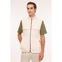 Lumberjack Ml Beggy 4afw-29 4pr Ekru Erkek Yelek 000000000101887341 Bej