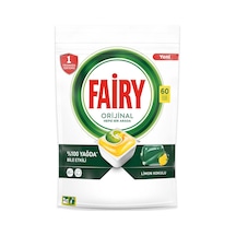 Fairy Hepsi Bir Arada Limon Kokulu Bulaşık Makinesi Deterjanı 60 Tablet