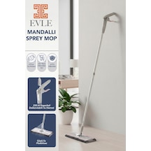 Lavine Mandallı Sprey Mop Kompakt Gövdeli, Mikrofiber Bez Uyumlu 4xl Bez Destekli