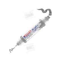 Edding 5400 3D Double Liner Akrilik Boyama Markörü 5-10 Mm Gümüş