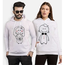 Tshirthane Gelin Damat Sevgili Kombinleri Kapüşonlu Kombini (528220742)