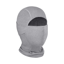 Thermoform Non Flame Master Lenzing Fr / Kermel Aleve Dayanıklı Yüz Kar Maskesi, Ark Koruyucu Balaklava Gri