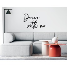 Bk Home Dance With Me Ahşap Duvar Yazısı-1