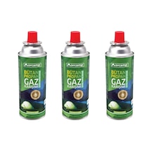 Orcamp 227 Gram Valfli Gaz Ocak Kartuşu 3 Adet Çok Renkli