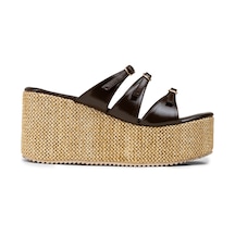 Deery Kadın Kahverengi Platform Terlik - Rd120zkhvc01 Kahverengi