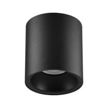 Silindir Sıva Üstü Led Spot Siyah-siyah 5w