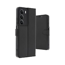 Realme C75 4g Uyumlu Trend S Plus Kapaklı Kılıf - Siyah