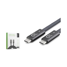 Hadron Hdx7887 Type-c Usb4 40 Gbps 240w 8k 60 Hz Şarj Ve Data Kablosu 1.5 M Siyah