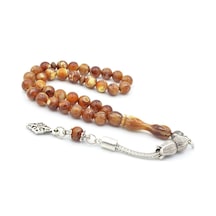 Küre Kesim Bilek Boy Kahverengi Beyaz Beyrut Kehribar Tesbih Kahverengi