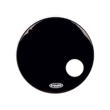 Evans Bd18rb Deri 18 Eq3 Resonant Siyah Kick Ön Delikli Tek Kat