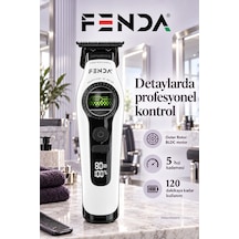 Fenda Profesyonel Bldc Motor 8000 Rpm Tıraş Makinesi Beyaz