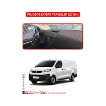 Peugeot Expert Traveller 2018+torpido Koruma Halısı Kırmızı Kenar