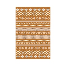 Kartela Halı Nera Halı Kaymaz Taban Makinede Yıkanabilir Halı Bakır - 100 X 150 Cm